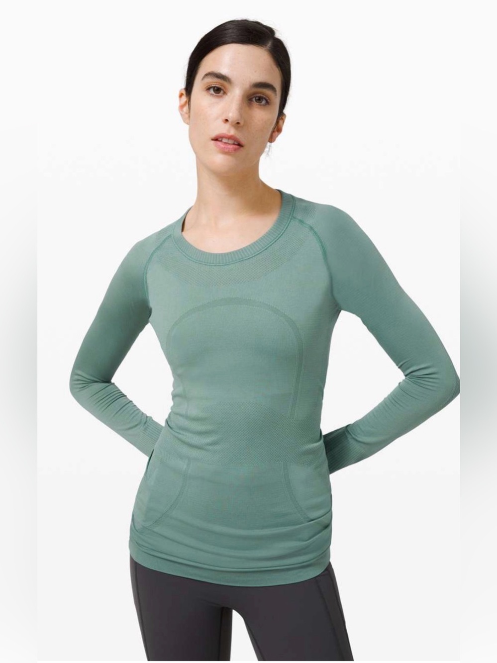 Lululemon Swiftly Tech Long Sleeve Crew – Size 10 – Tidewater Teal
